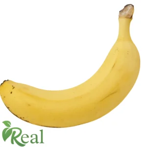 Real Banana, Single fresh yellow banana, Real Grocery premium fruit
