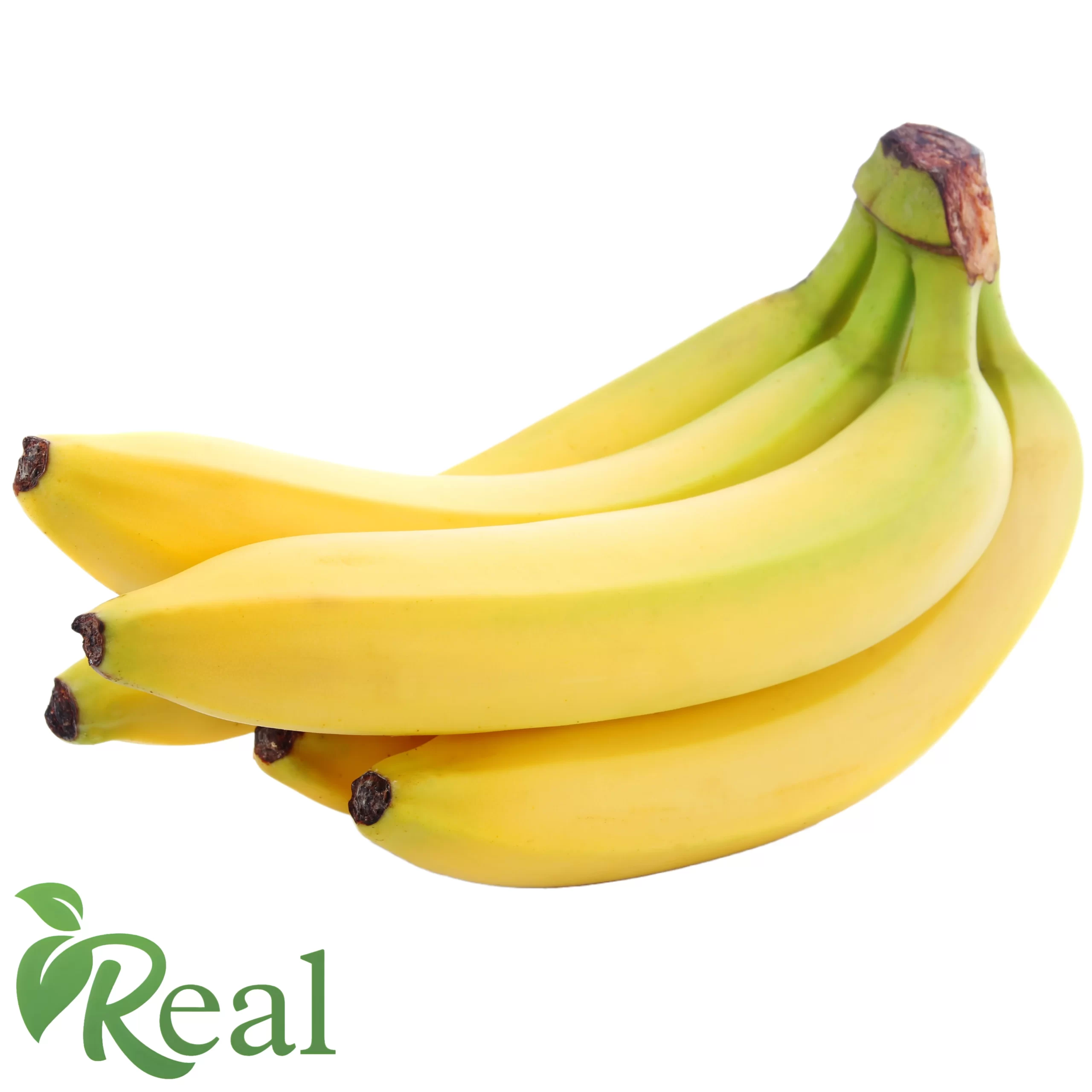 Bunch of fresh organic bananas, Real Grocery natural fruit
