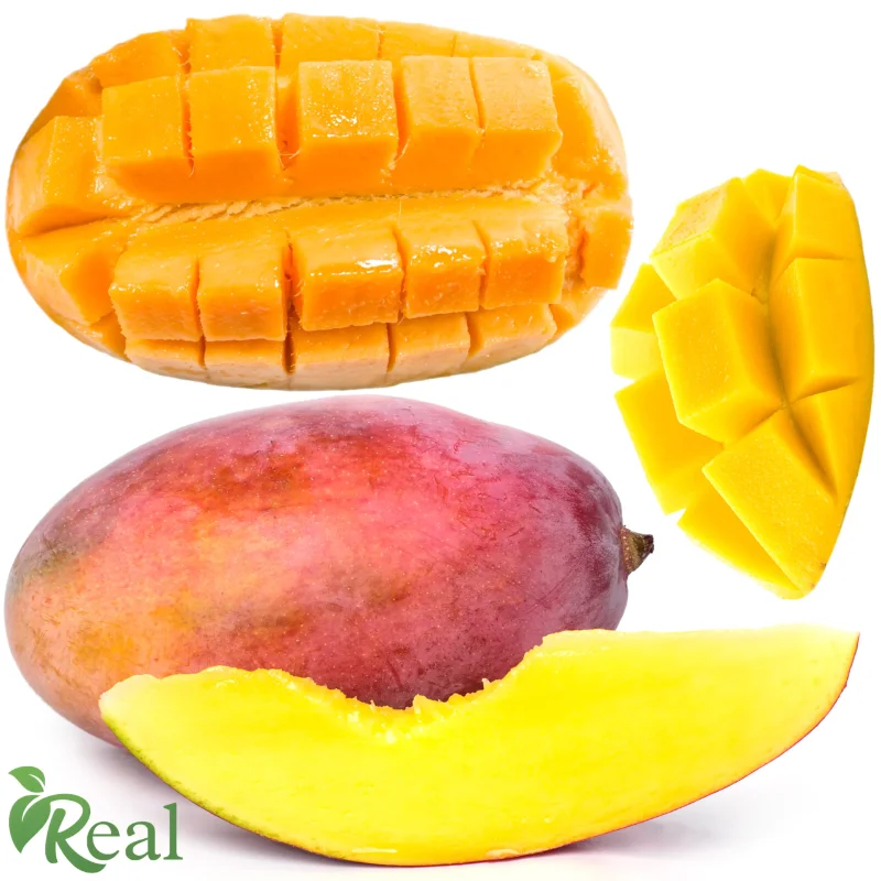Juicy Sliced Real Mango, Ready to Eat Original Mango
