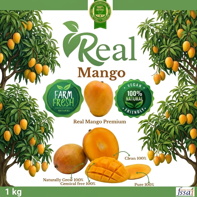 Natural Real Mango, Original Mango Real Grocery, 100% Safe Eco friendly Packing